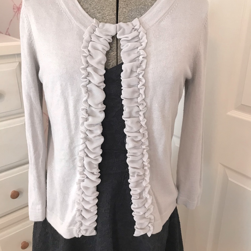 Banana Republic grey dressy cardigan